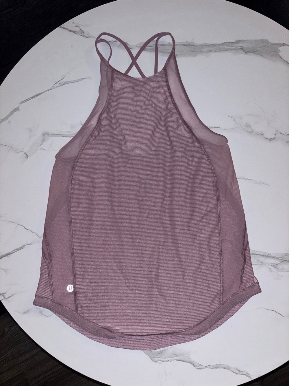 lululemon athletica Dusty Rose Strappy Workout Tank